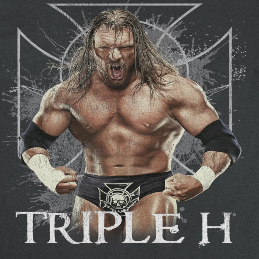 WWE Triple H Black T-Shirt
