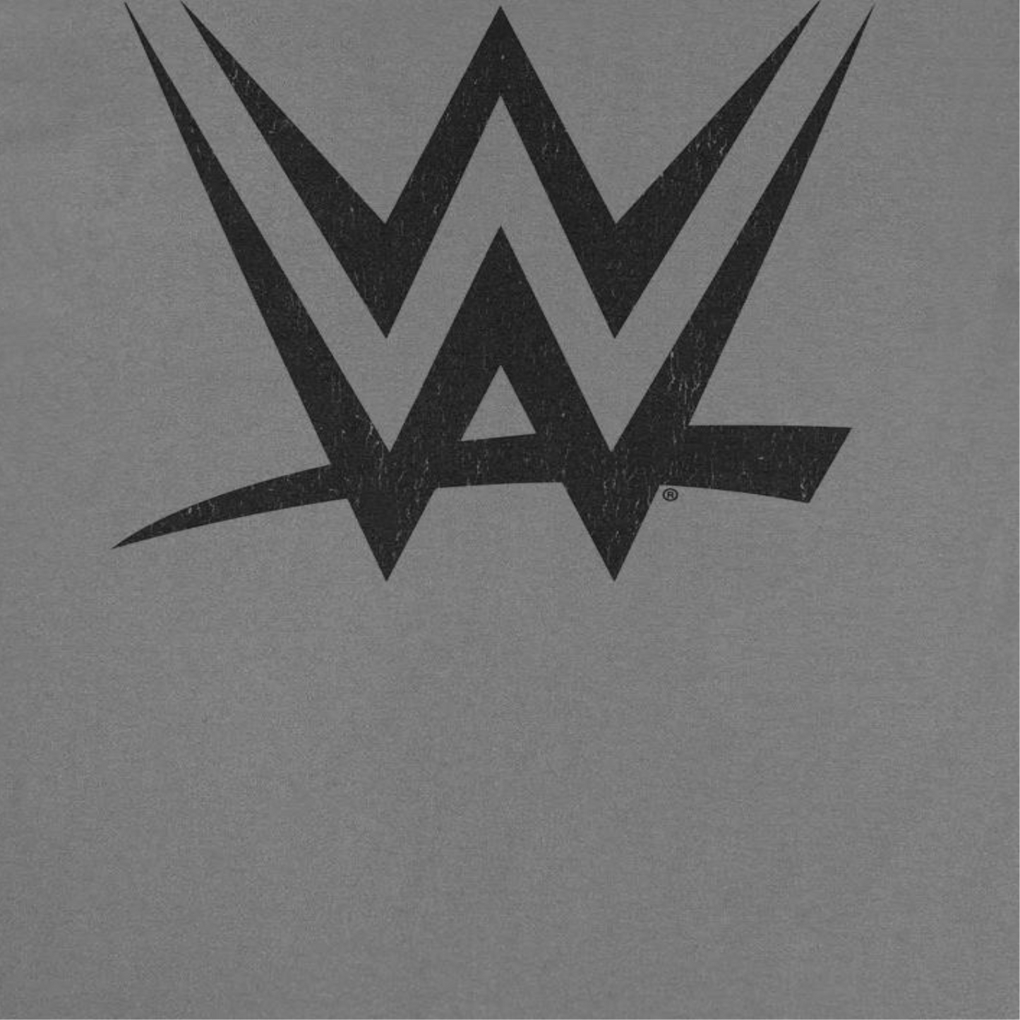 WWE Black Logo Charcoal T-Shirt