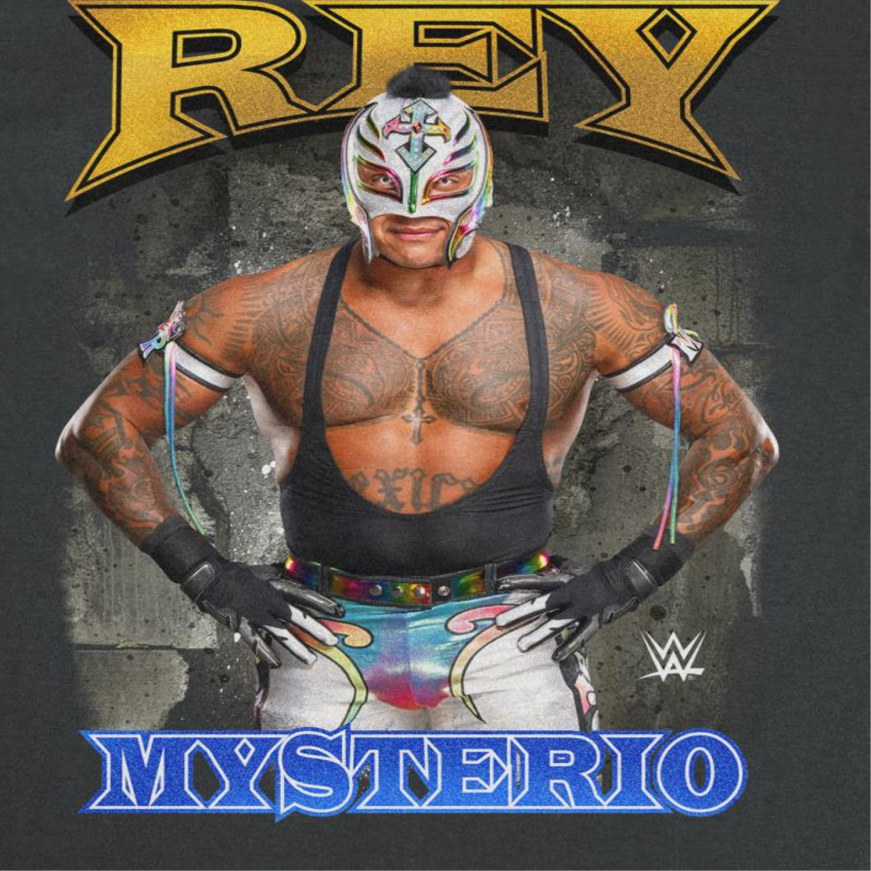 WWE Rey Mysterio Black T-Shirt