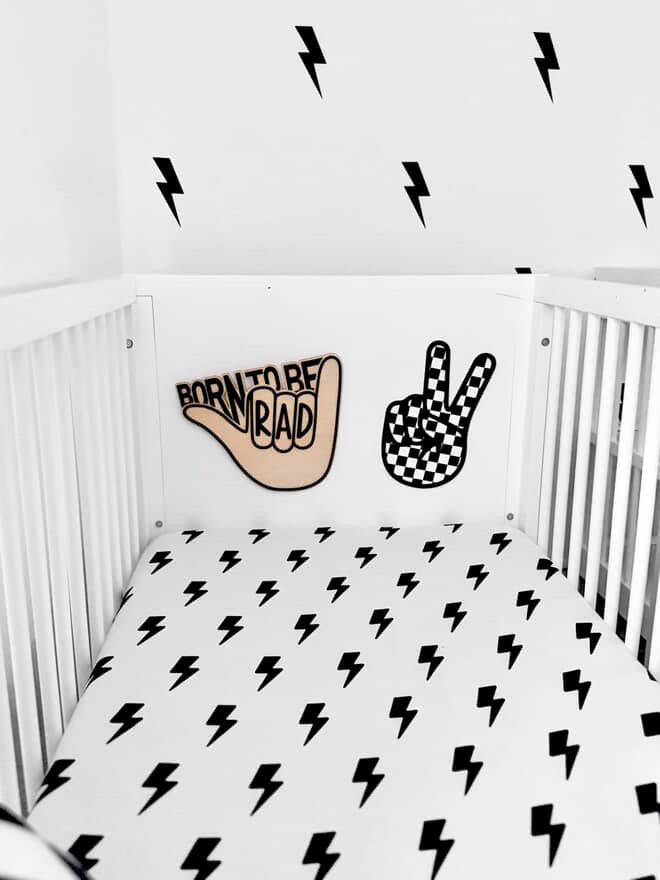 Checkered peace | wall sign