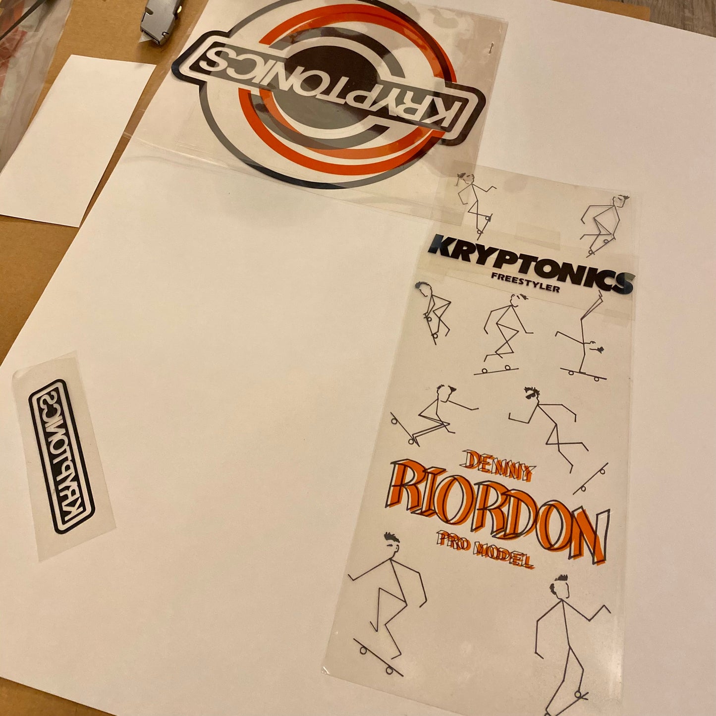 Denny Riordon Stick Man FREESTYLE Limited Edition Deck 7.3”x27.75” HAND PAINTED (1 of 6)