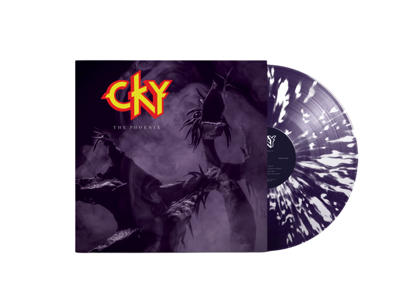CKY - "The Phoenix" Purple w/ White Splatter Vinyl