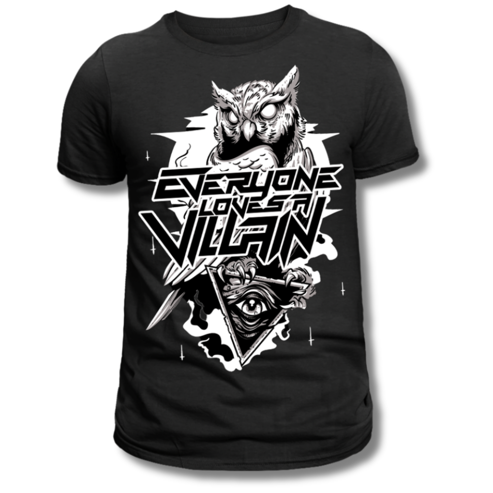 EVERYONE LOVES A VILLAIN - OWL TEE