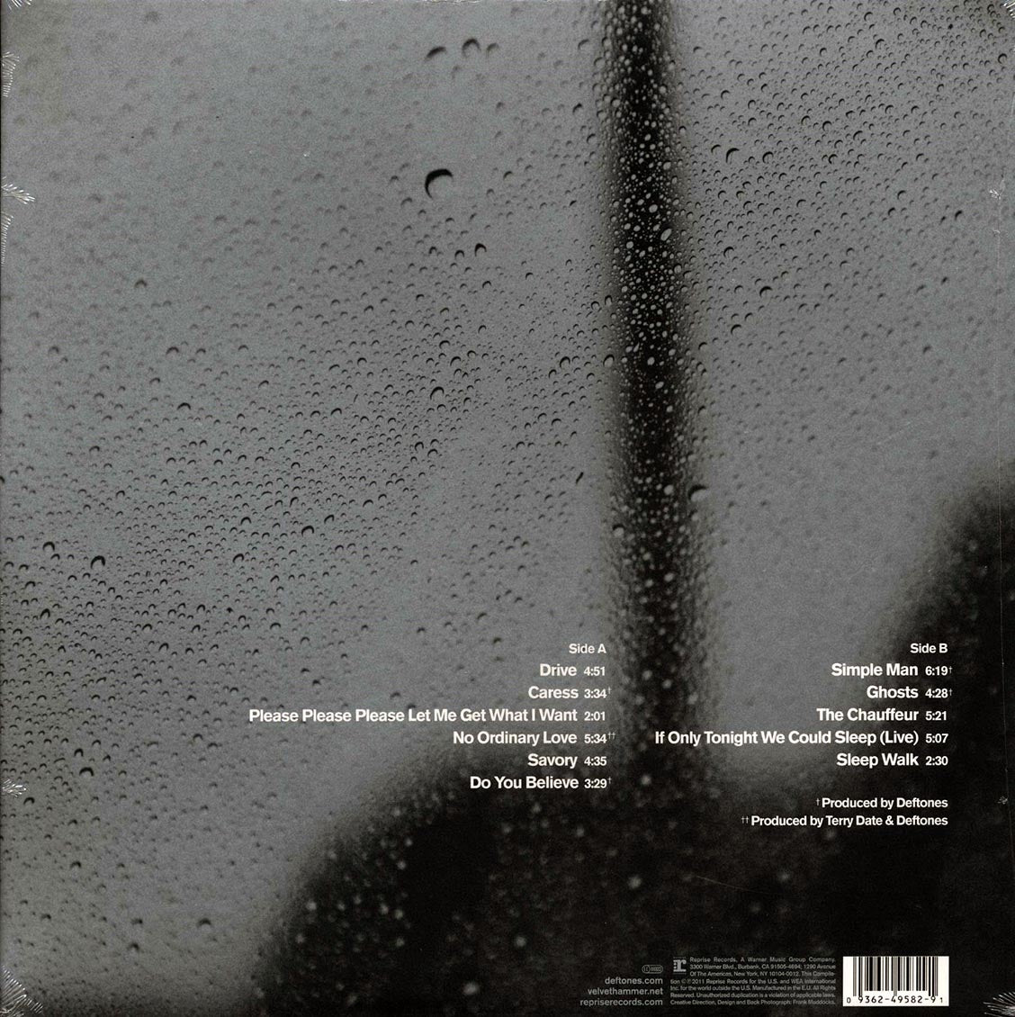 DEFTONES - COVERS LTD LP VINYL RECORD