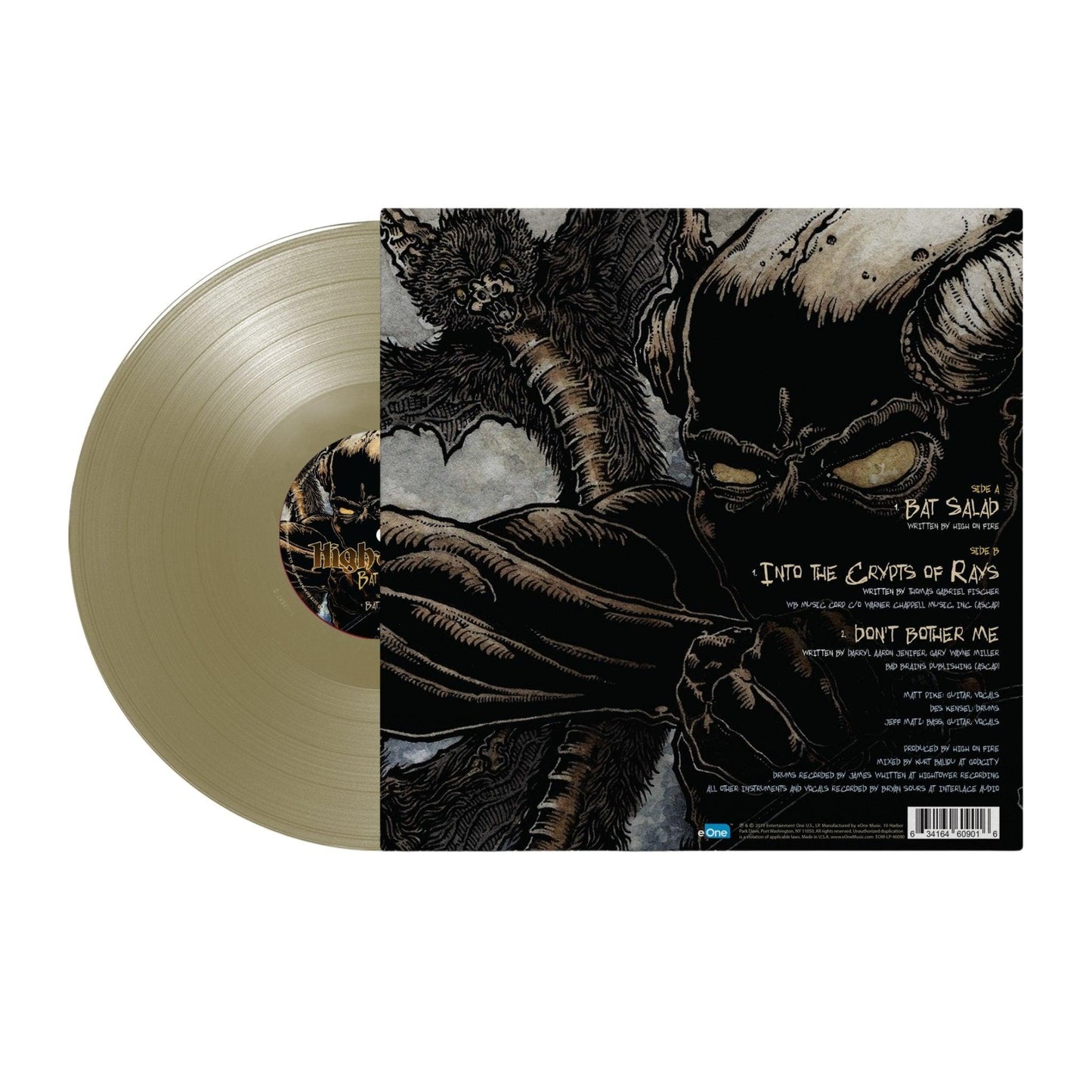 High On Fire - Bat Salad Solid Gold Vinyl