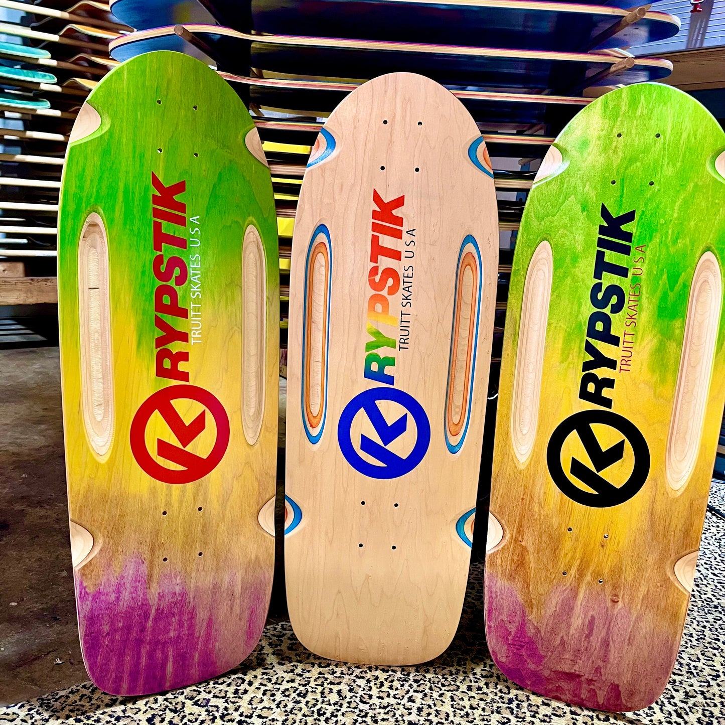 Krypstik Routed 10”x30” Limited Edition Deck HAND-PAINTED (1 of 5)