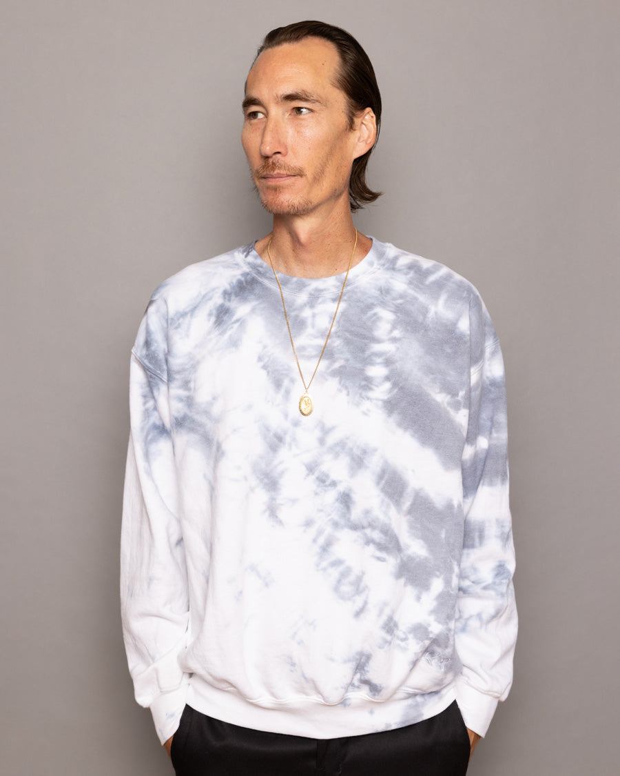 HAND DYED SWEATSHIRT Morning Fog