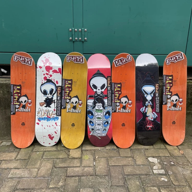 Blind skatebaord parts deck pro 100% canada maple 7 ply add griptape 7.75/8.0/8.25/8.5 inch size more colour