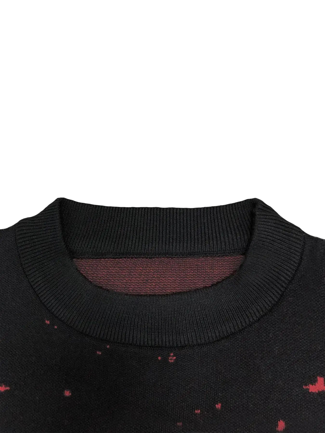 2024 Autumn and Winter Men's novelty starry sky pattern print sweater, fashionable knittedpullover sweater for men