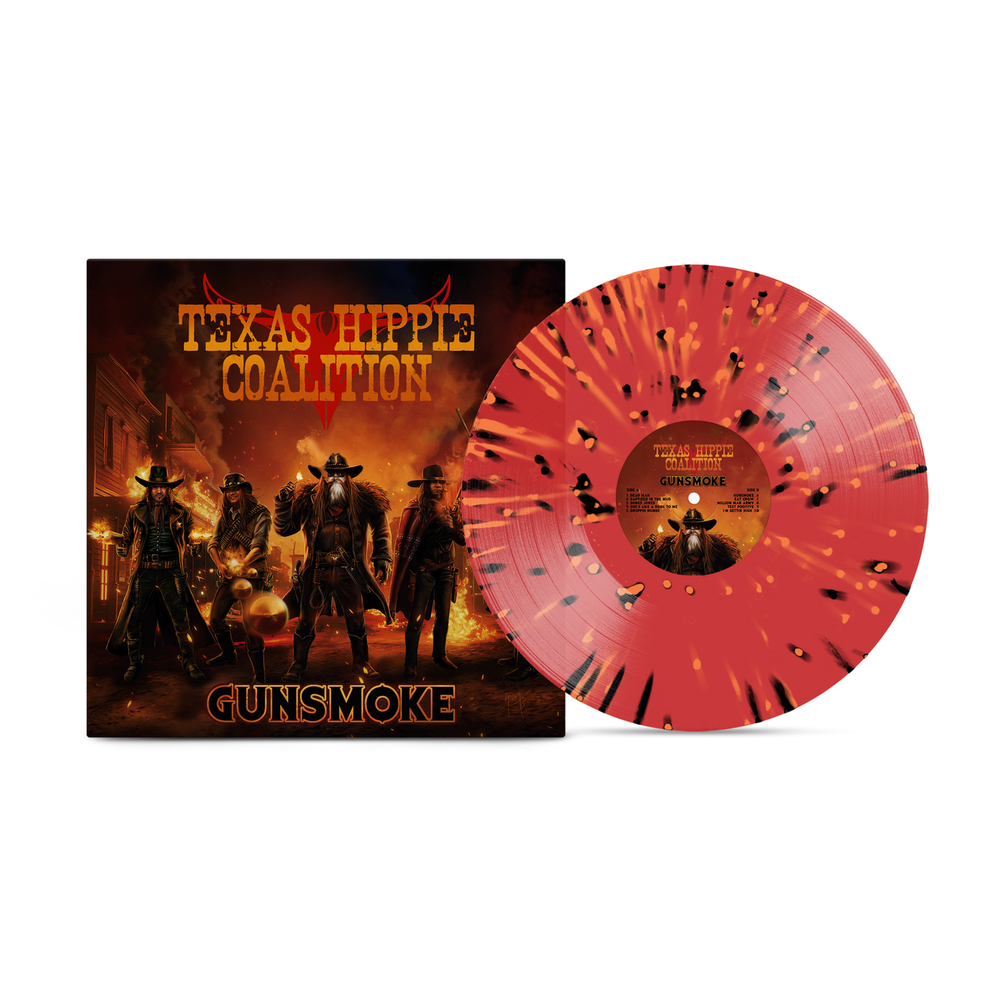 Texas Hippie Coalition - Gunsmoke Splatter Vinyl LP