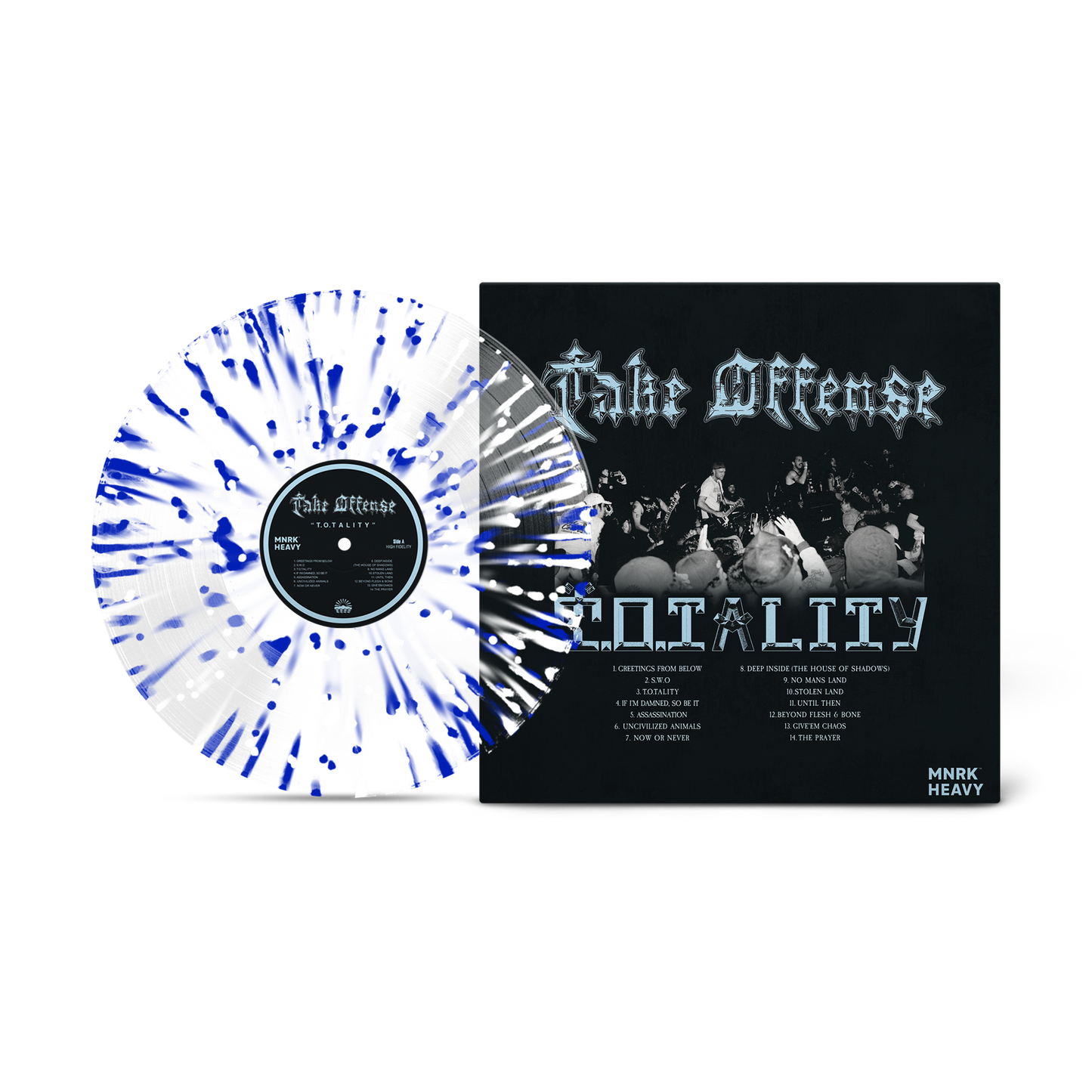 Take Offense - T.O.tality Clear Cobalt Splatter
