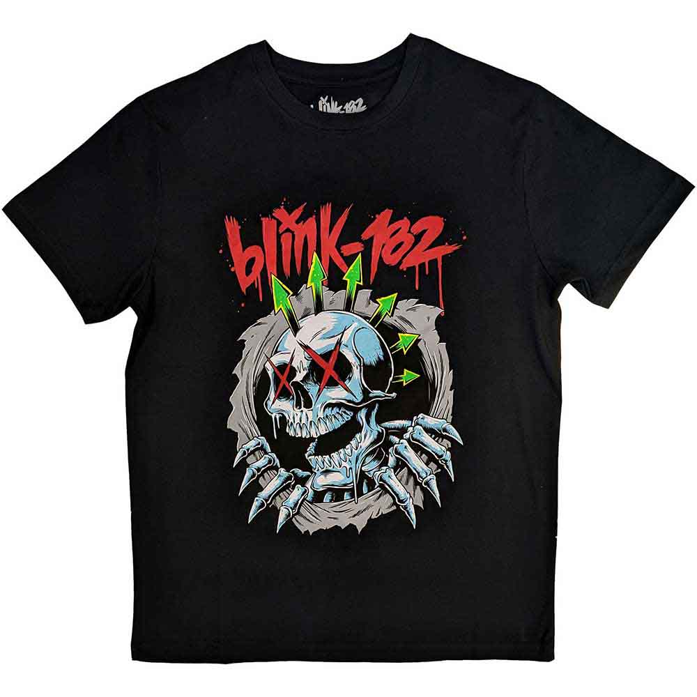 Blink-182 Six Arrow Skull Black