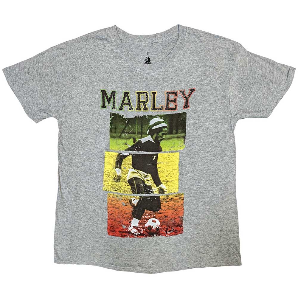 Bob Marley Football Text Grey
