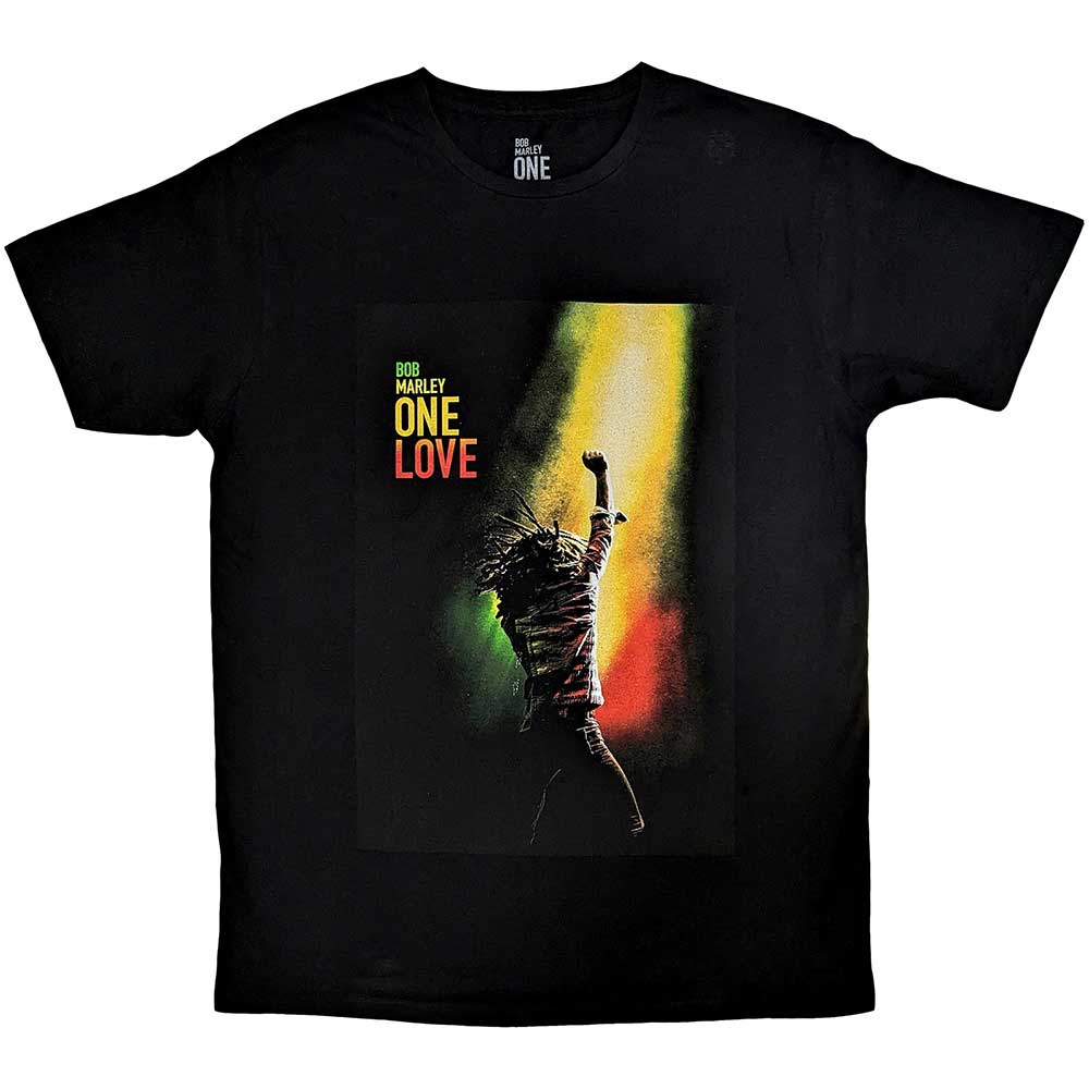 Bob Marley One Love Movie Poster Black