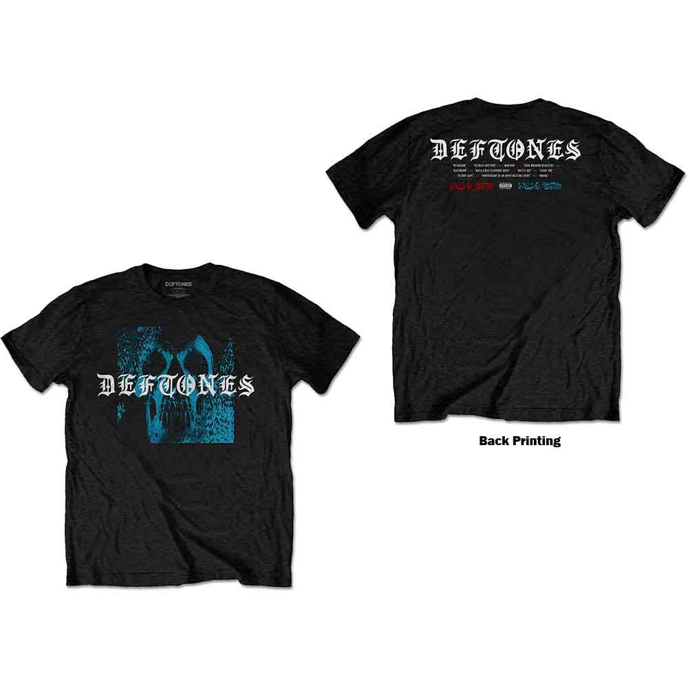 Deftones Static Skull Black