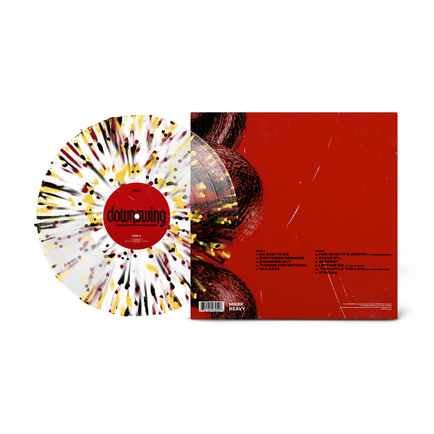 Downswing - And Everything Was Dark 3 Color Splatter Vinyl