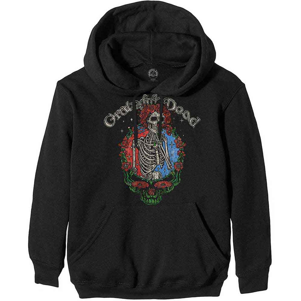 Grateful Dead Floral Stealie Black