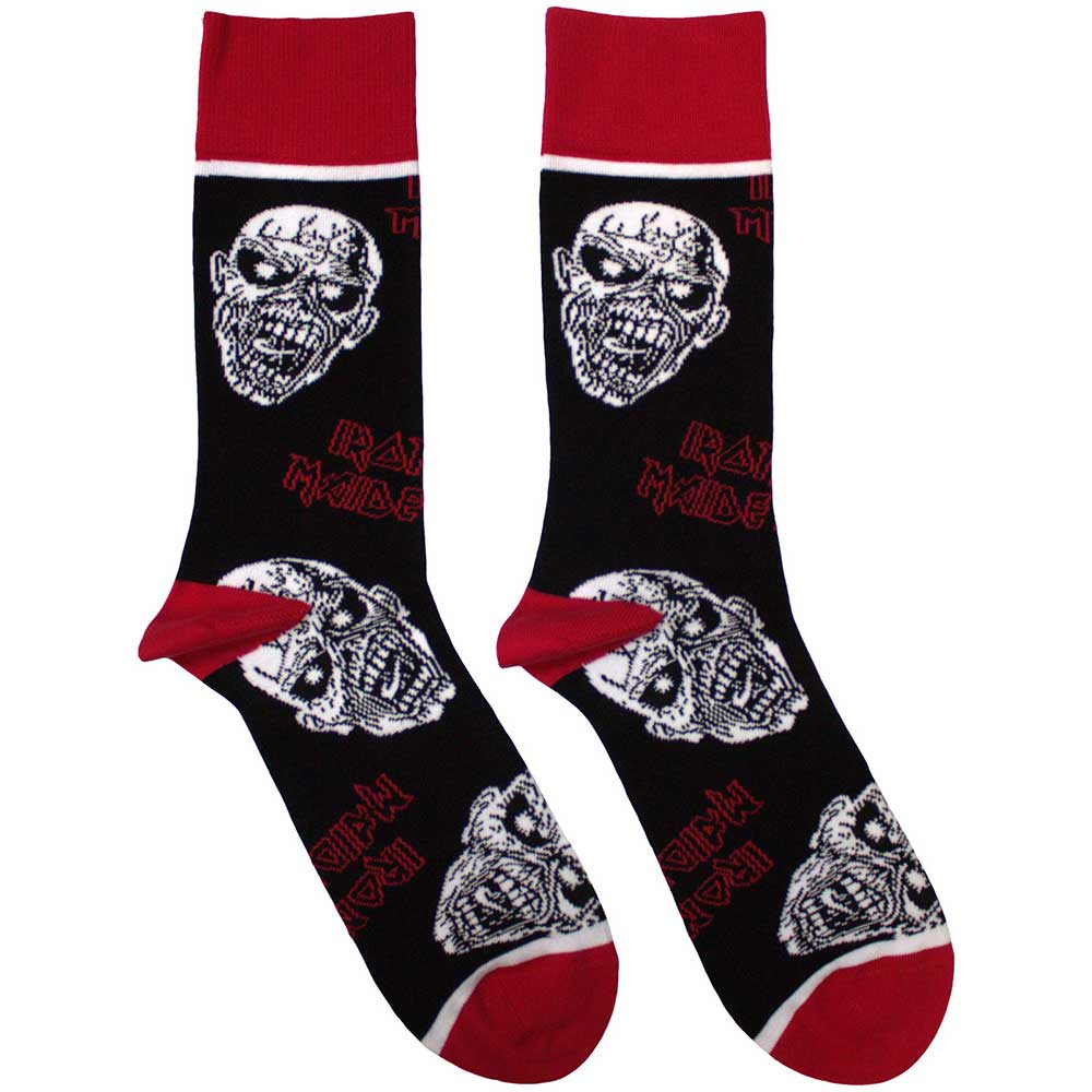 Iron Maiden Eddie Skulls Black