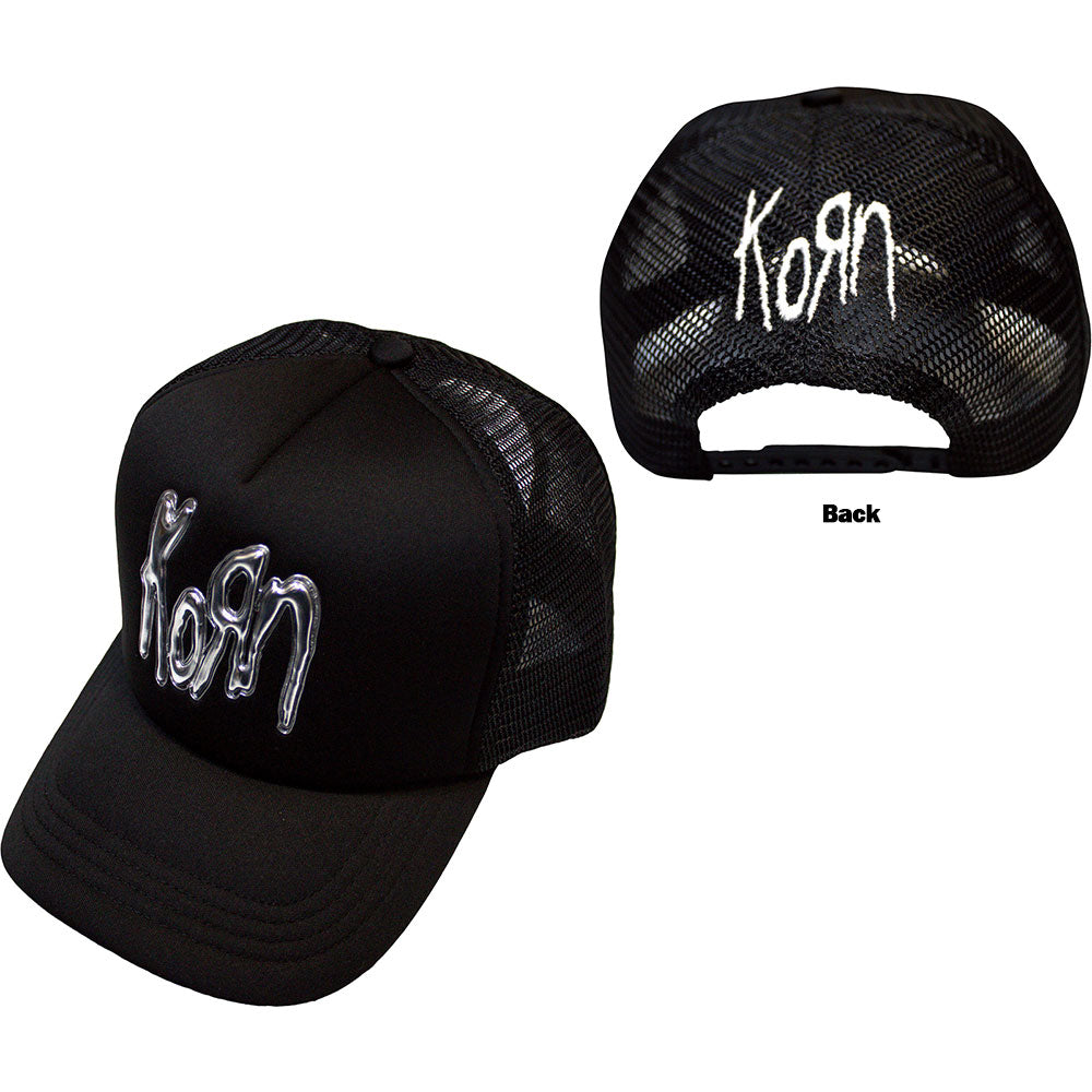 Korn Sonic Silver Logo Black
