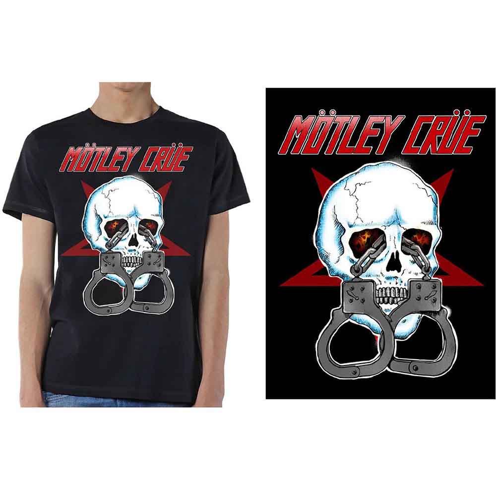 Motley Crue Skull Cuffs 2 Black