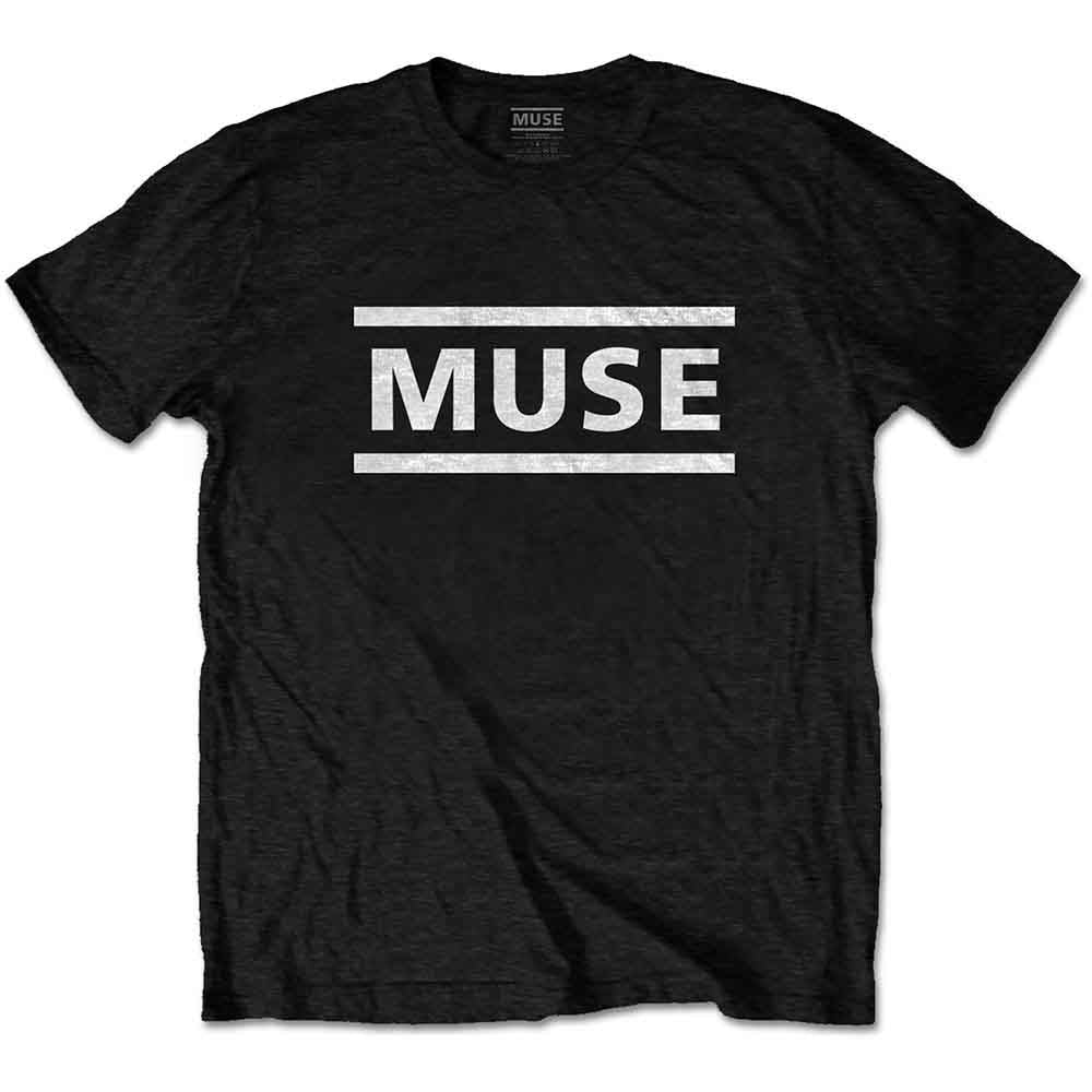 Muse White Logo Black