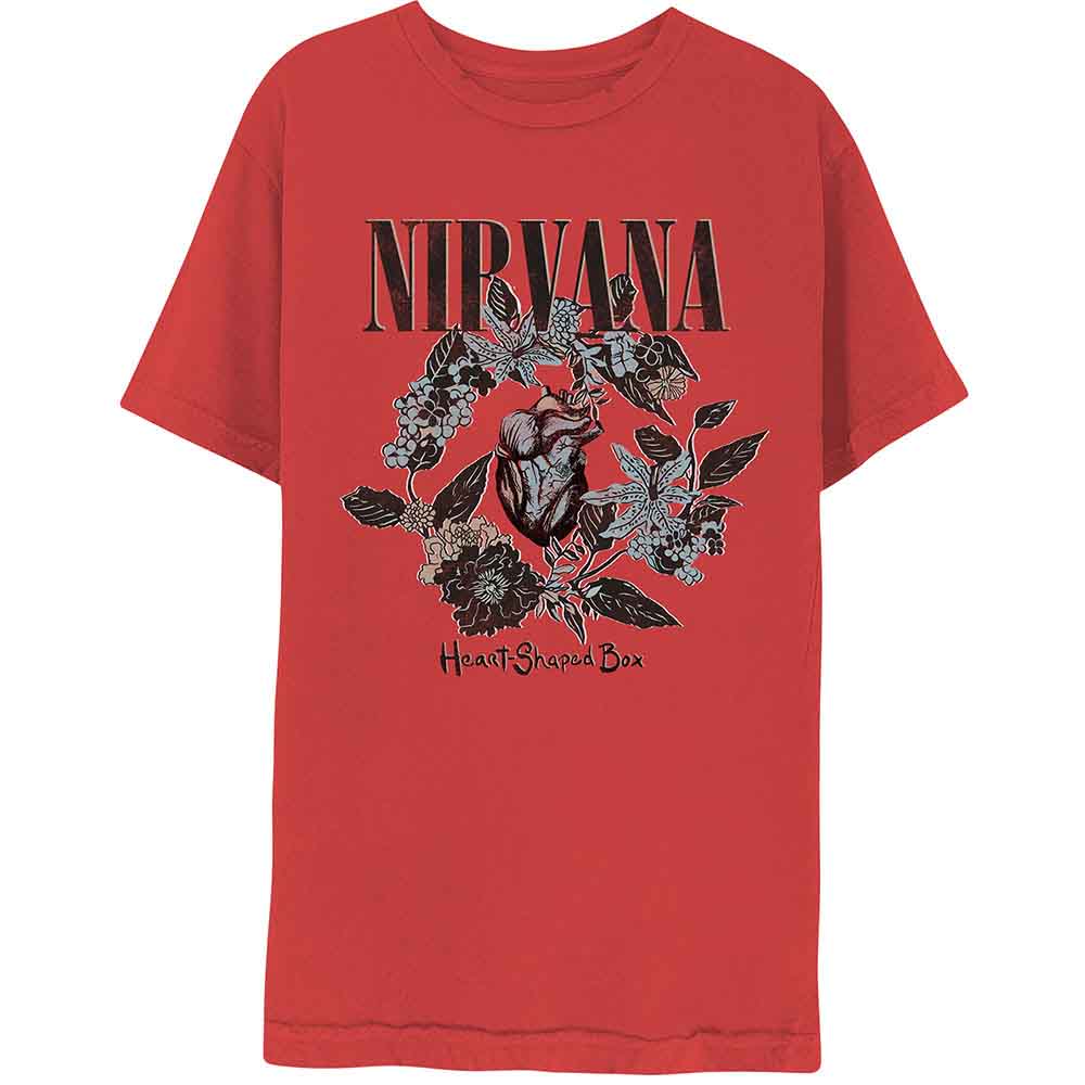 Nirvana Heart Shape Box Red