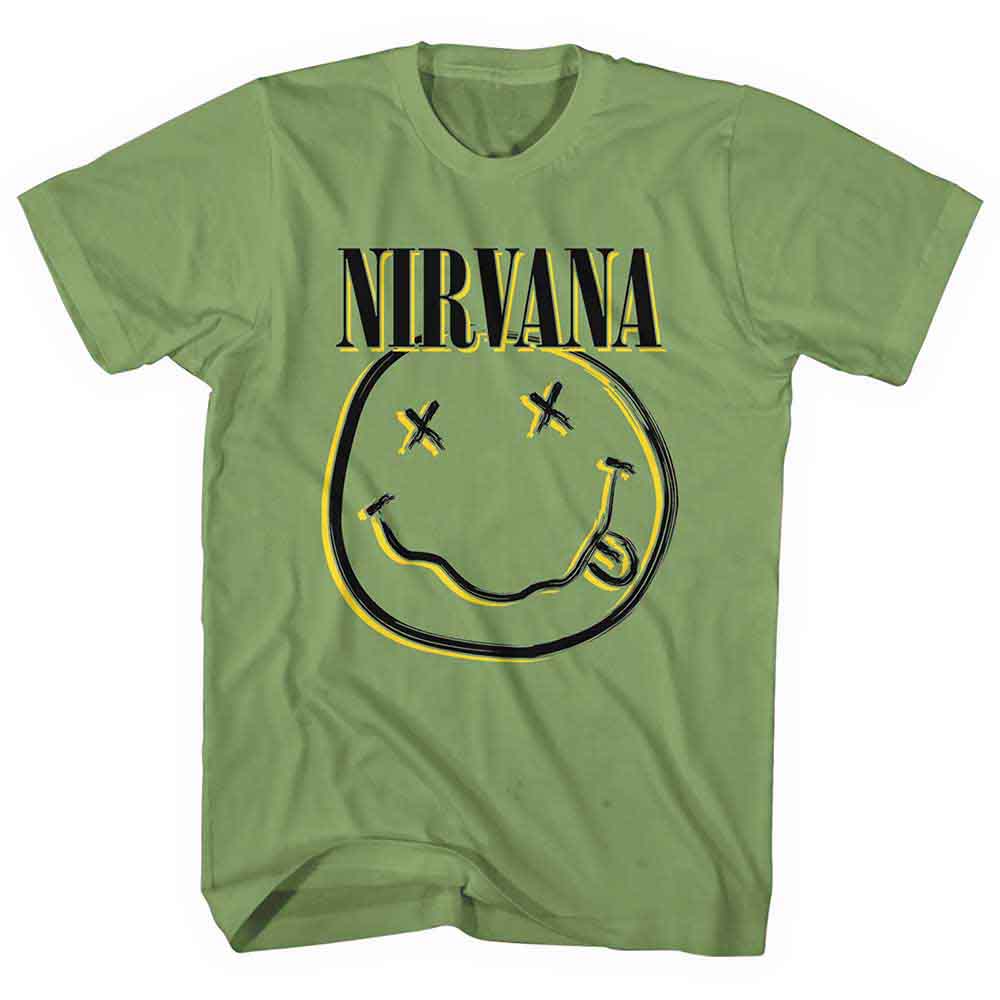 Nirvana Inverse Happy Face Green
