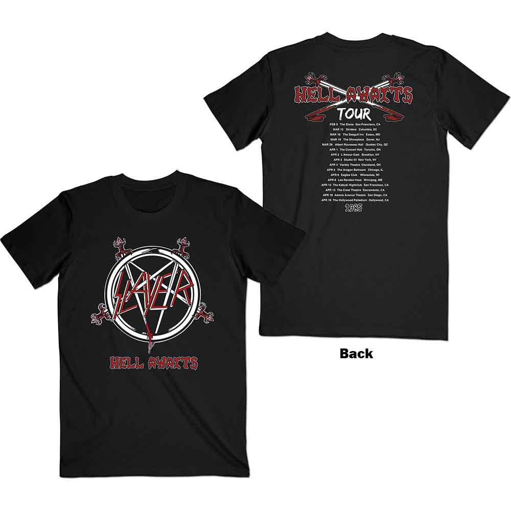 SLAYER Hell Awaits Tour Black