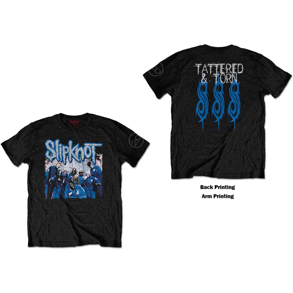 Slipknot 20th Anniversary Tattered & Torn Black