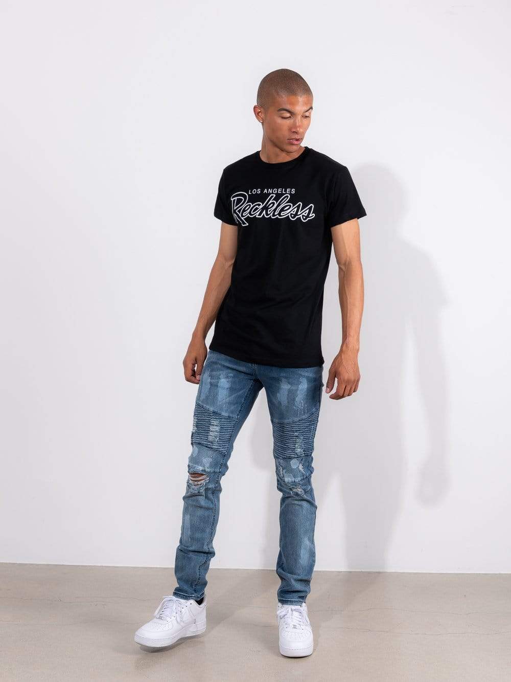 OG Reckless Outline Tee - Black