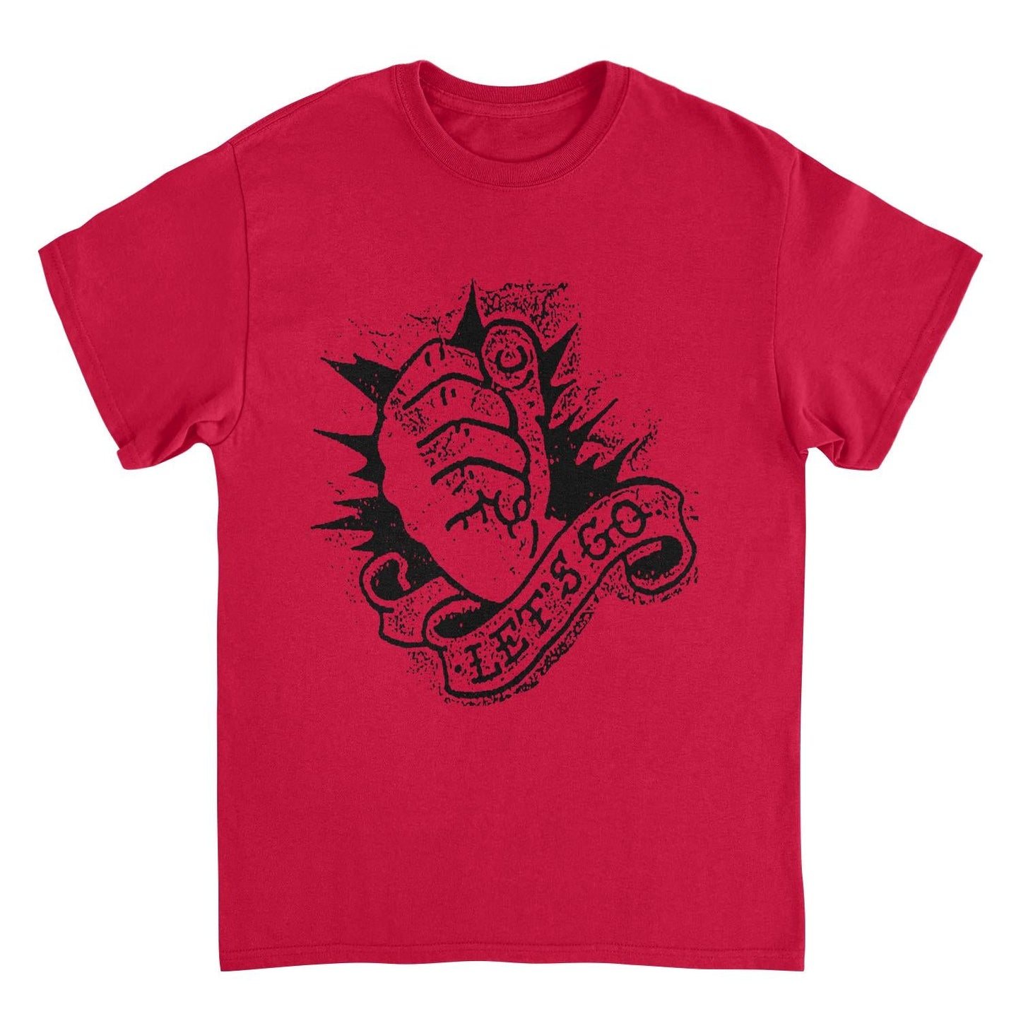 Rancid Lets Go Burgandy Red T-Shirt