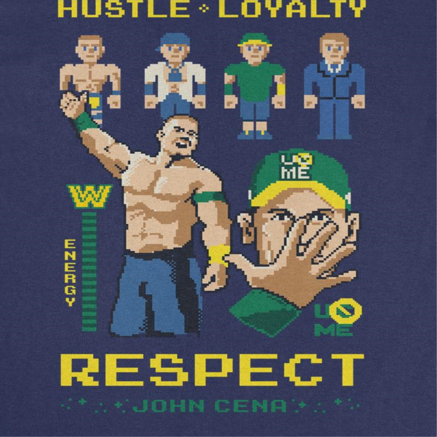 WWE Video Game Cena Navy T-Shirt