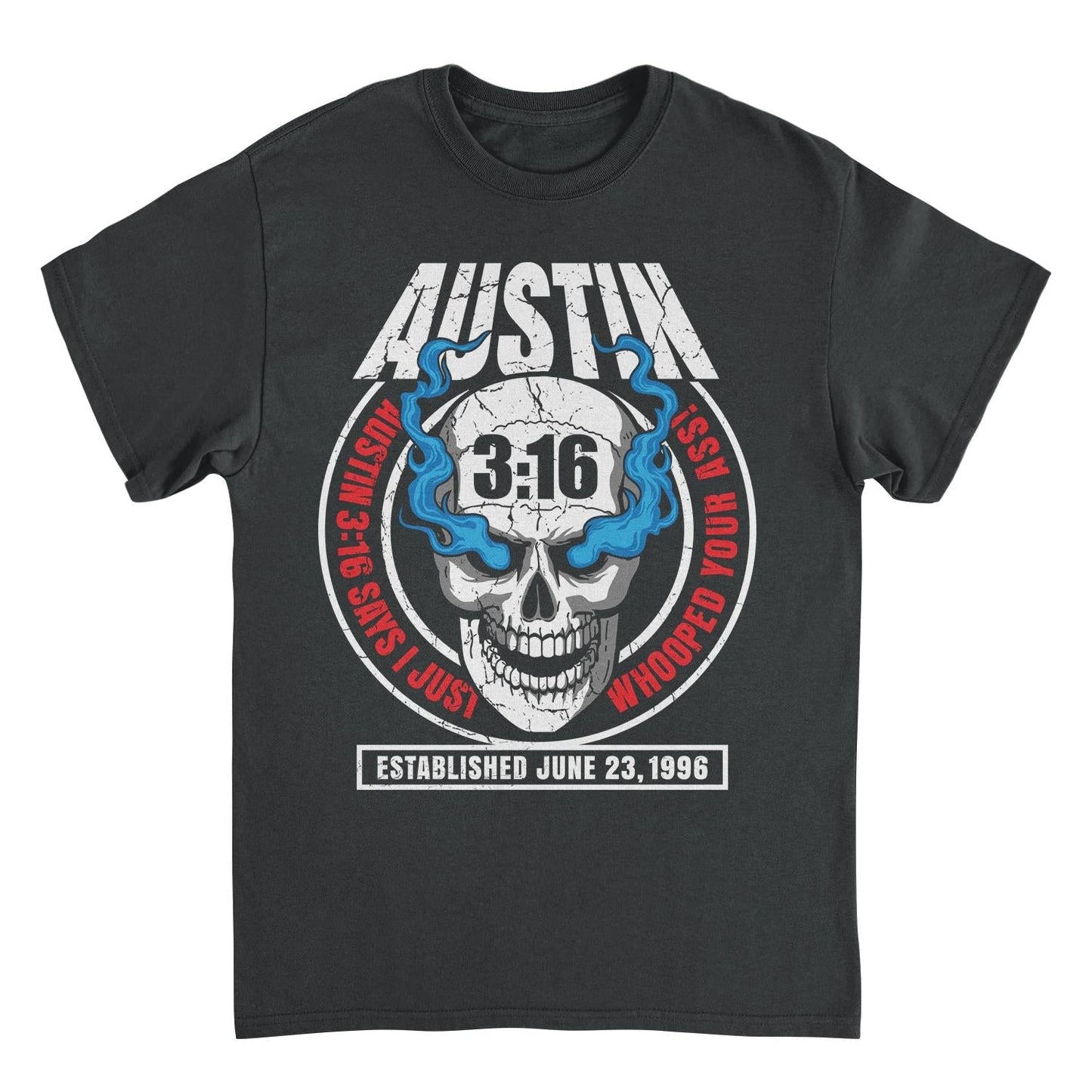 WWE Austin Black T-Shirt
