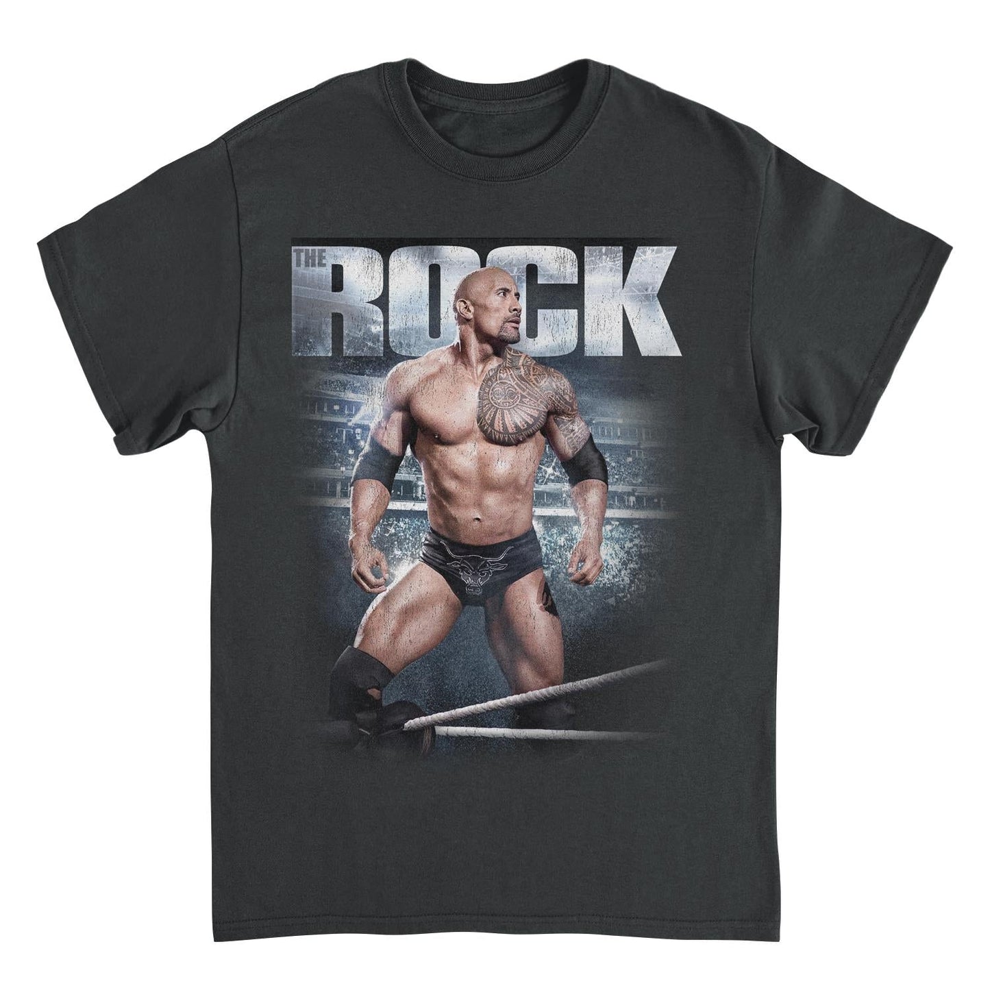 WWE The Rock Black T-Shirt