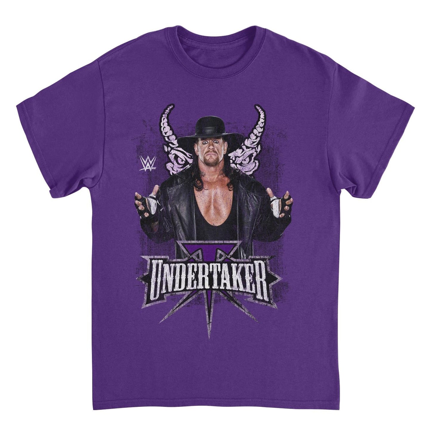 WWE Undertaker Horns Purple T-Shirt