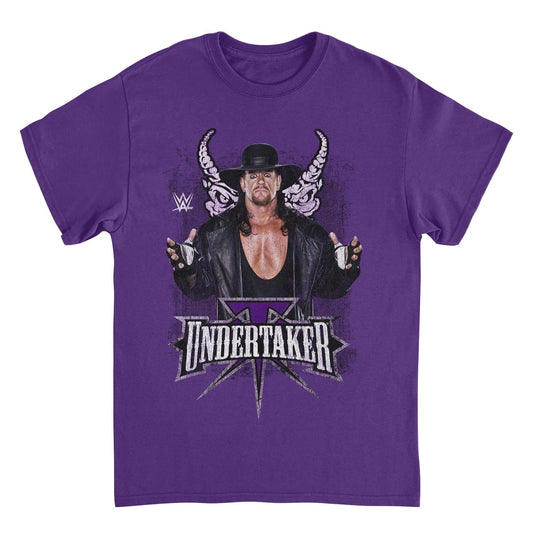 WWE Undertaker Horns Purple T-Shirt