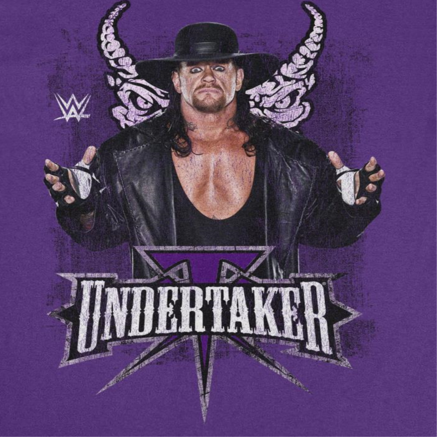 WWE Undertaker Horns Purple T-Shirt