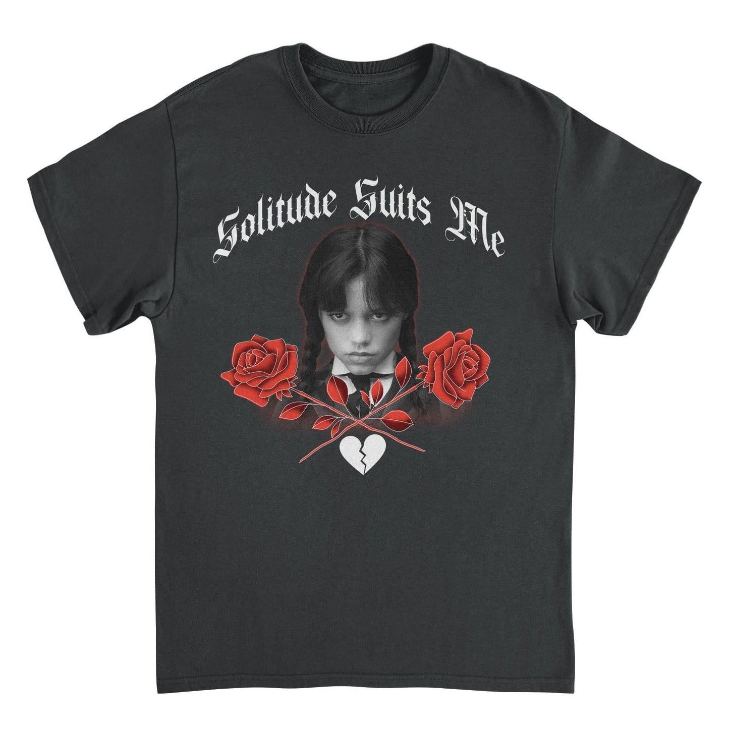 Wednesday Solitude Black T-Shirt