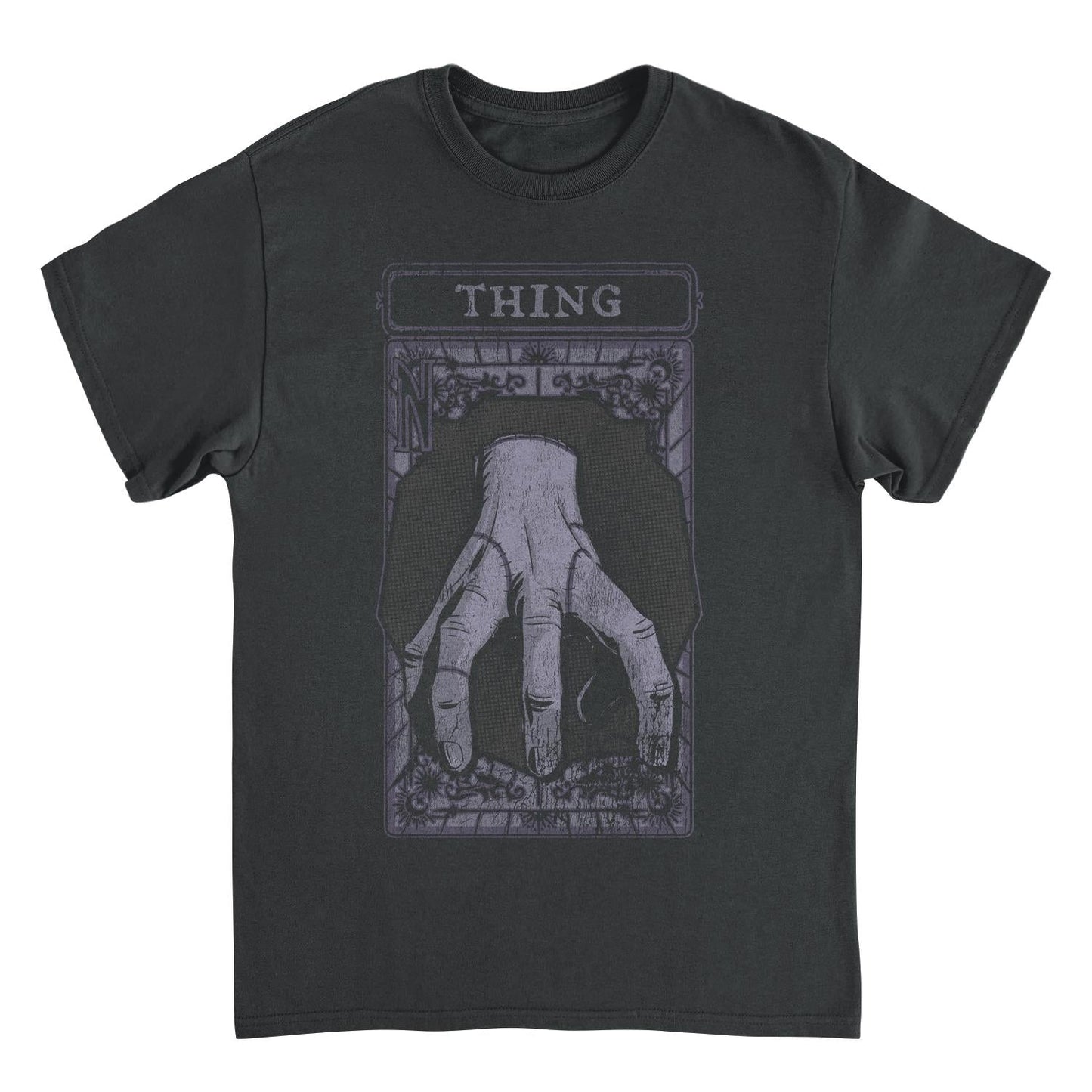 Wednesday Things Card Black T-Shirt