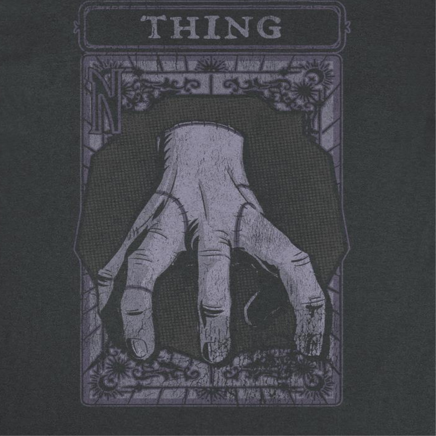 Wednesday Things Card Black T-Shirt
