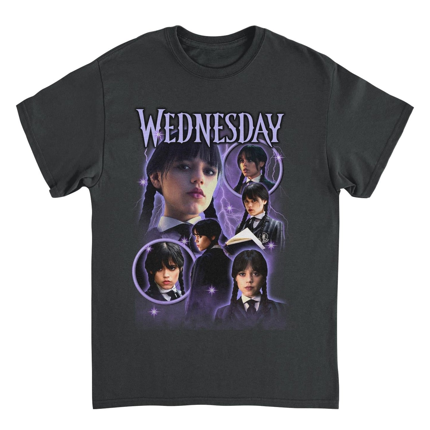 Wednesday Bootleg Black T-Shirt