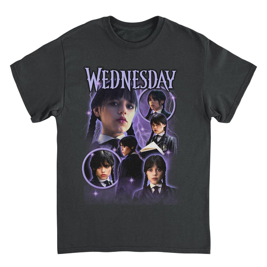 Wednesday Bootleg Black T-Shirt