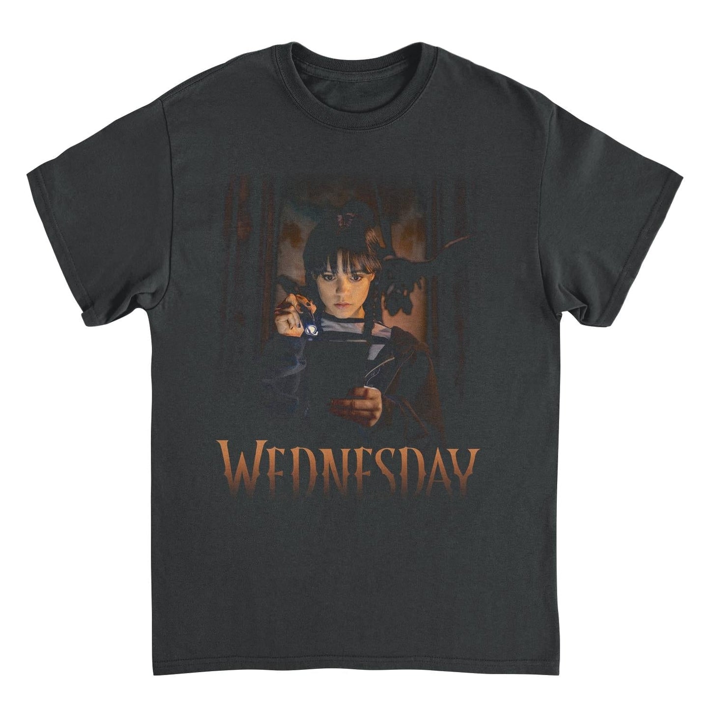 Wednesday Flashlight Black T-Shirt