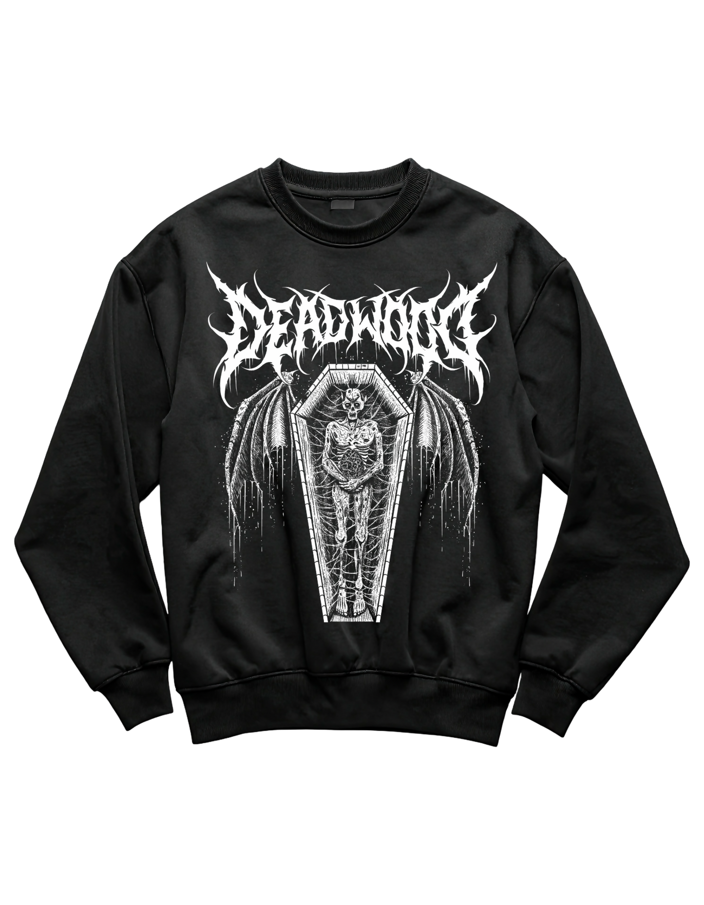DEADWOOD - ANGEL OF DEATH CREWNECK SWEATSHIRT