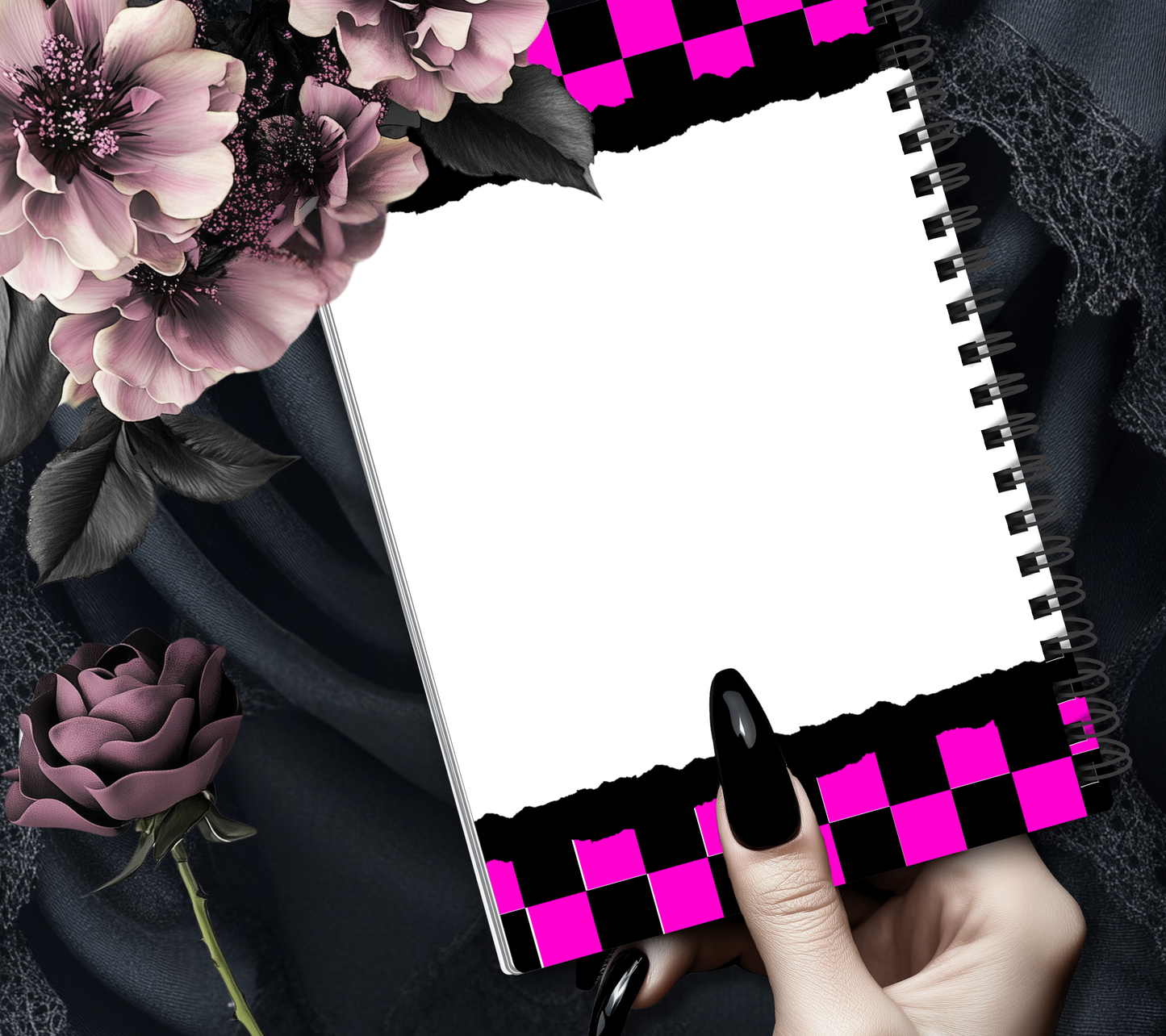 Retro Spirit Board Reusable Sticker Book, Gothic Vibe Sticker Album, Perfect Gift to Personalize for Goth Lovers & Sticker Collectors