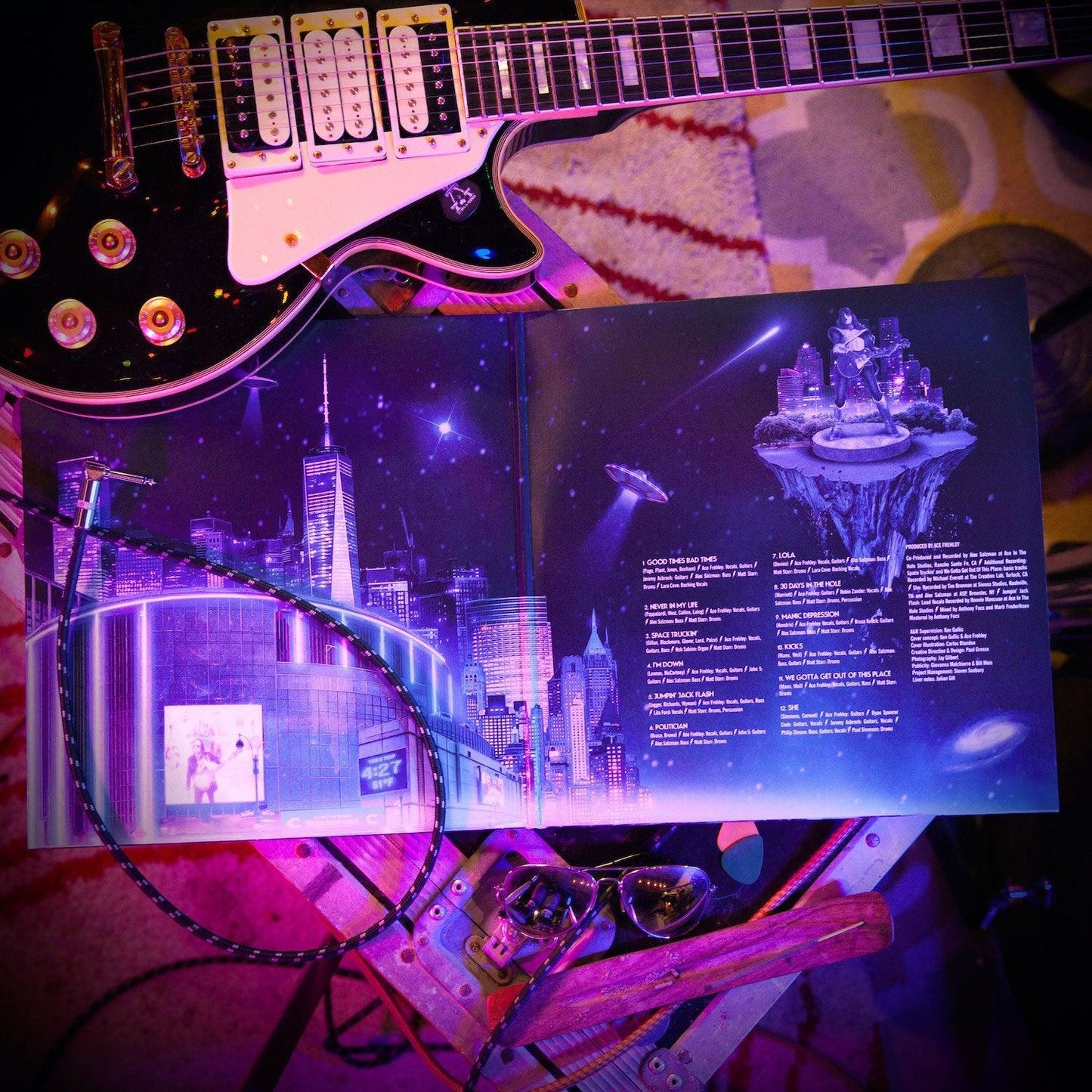 Ace Frehley - Origins Vol. 2 Silver Black Ice LP