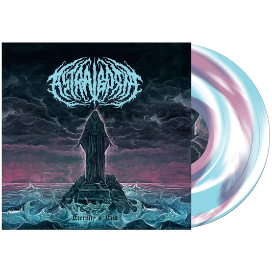 Astralborne - Eternity's End on Baby Blue with White Mauve Purple Swirl Vinyl LP