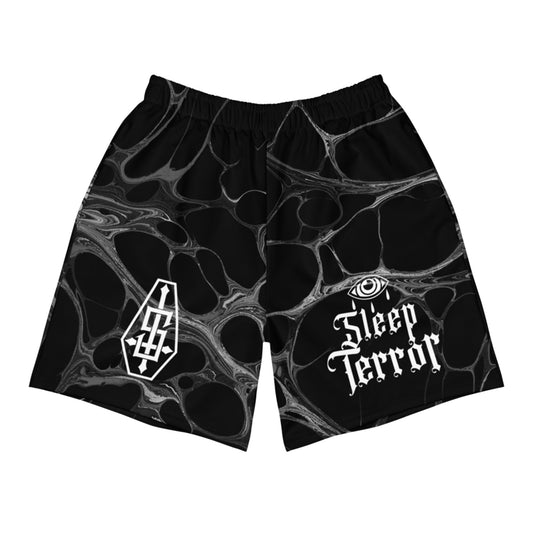 Black Acid Men's Gym Shorts
