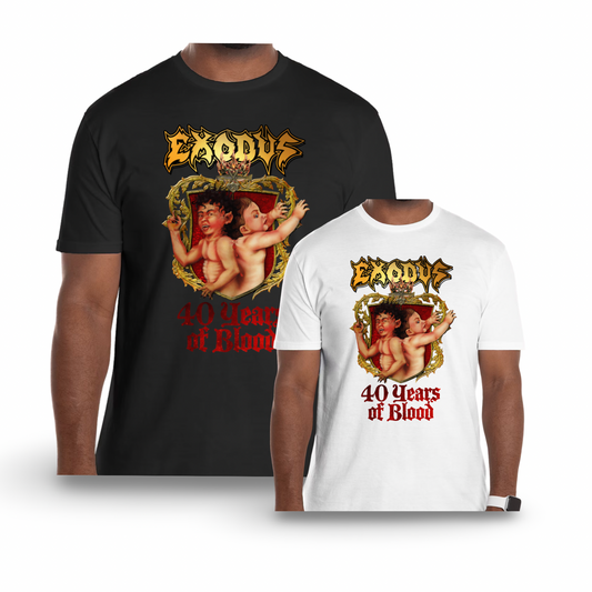 Exodus 40 Years of Blood SHIRT or HOODIE