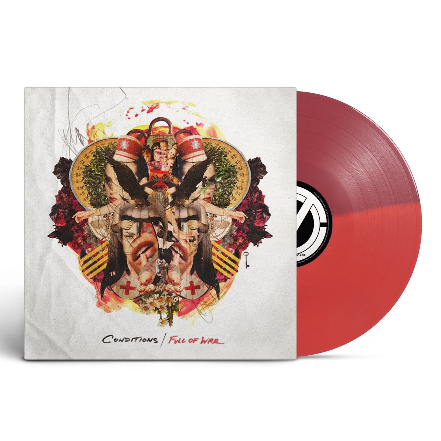 Conditions - Full of War Color Half/Half Vinyl